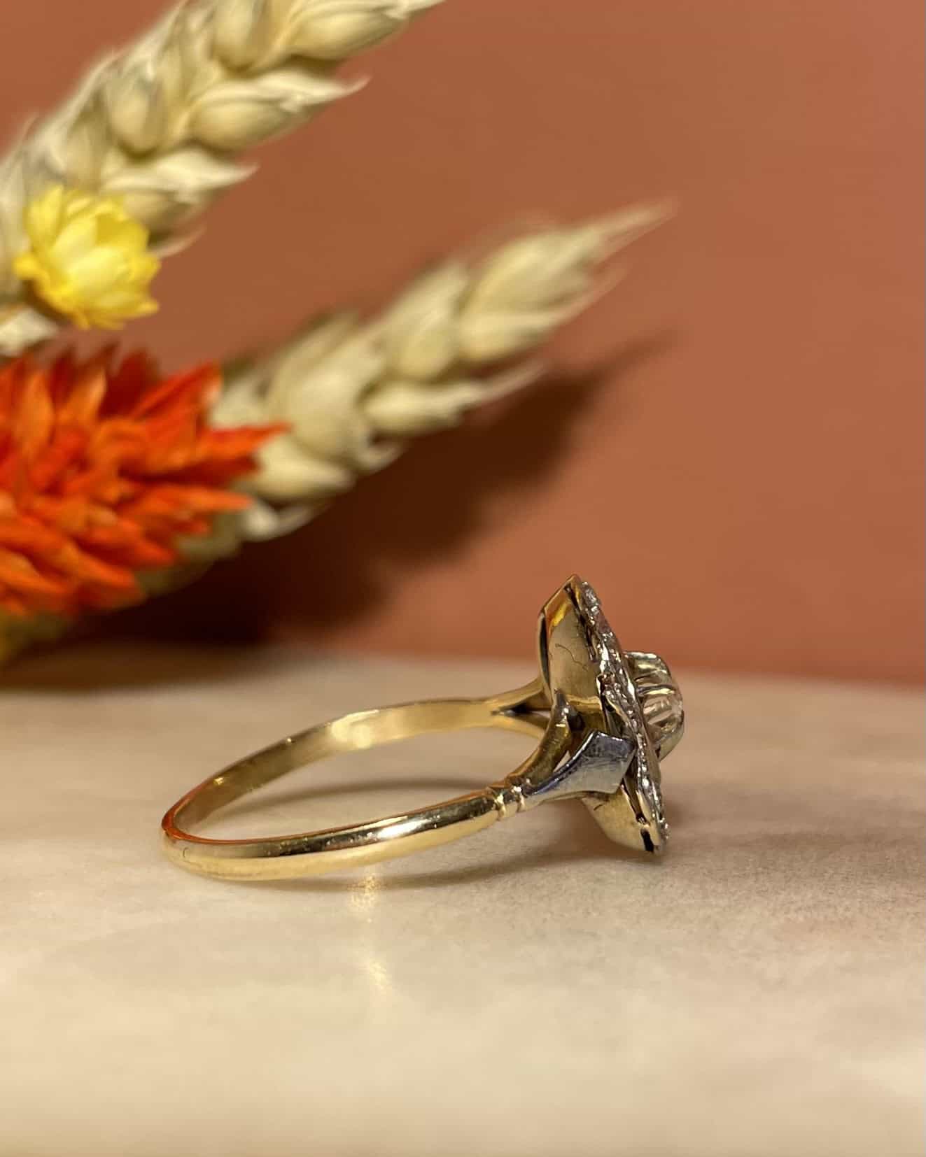 Bague Art-Déco 7 Diamants "Bérénice"