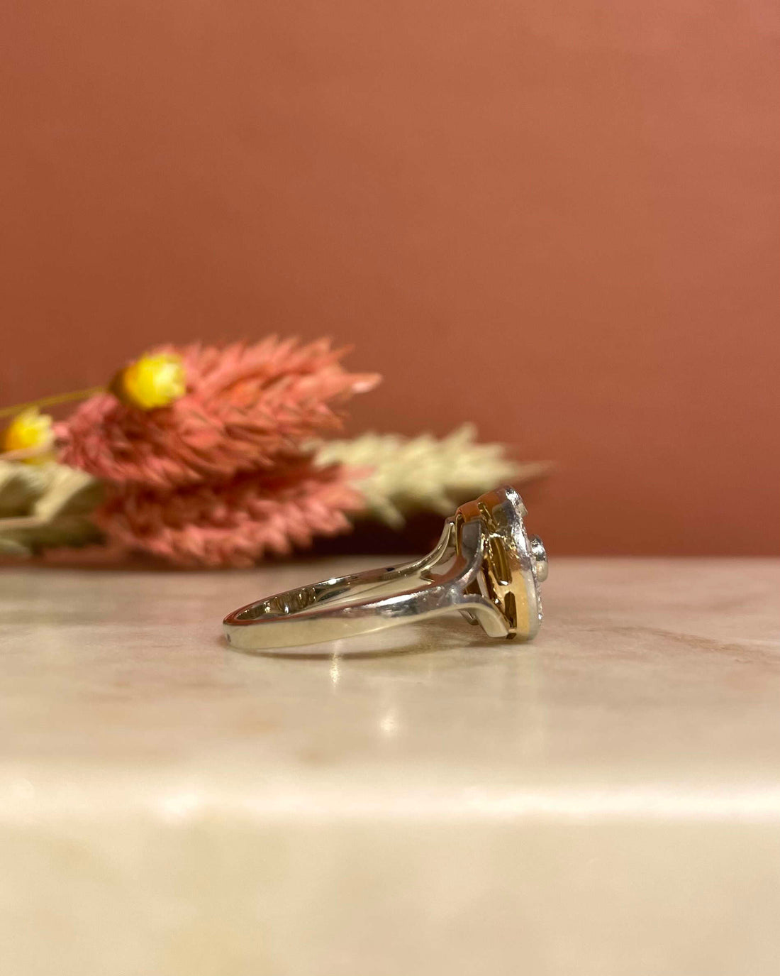 Bague Art Déco 19 Diamants &quot;Autumn&quot;