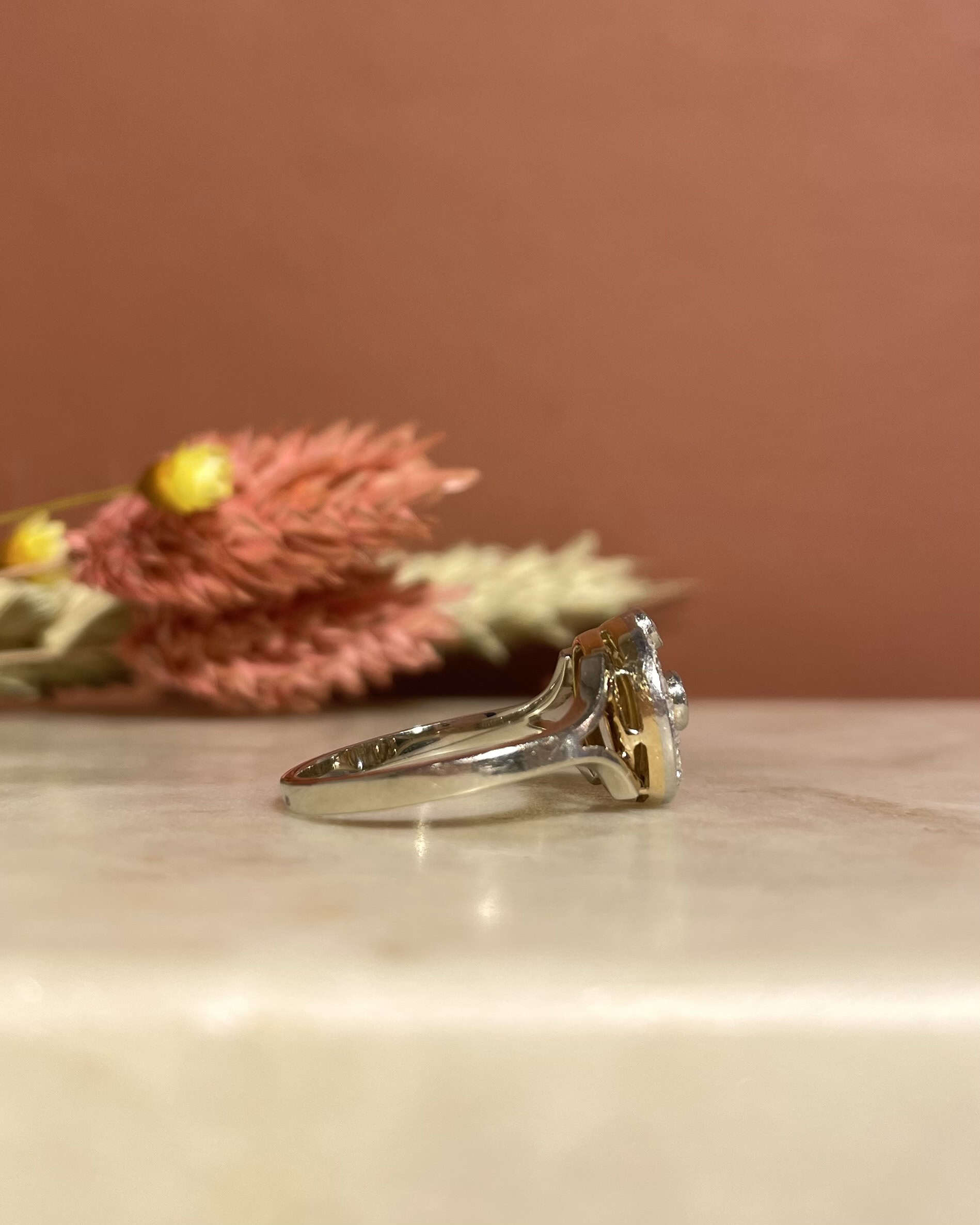 Bague Art Déco 19 Diamants "Autumn"