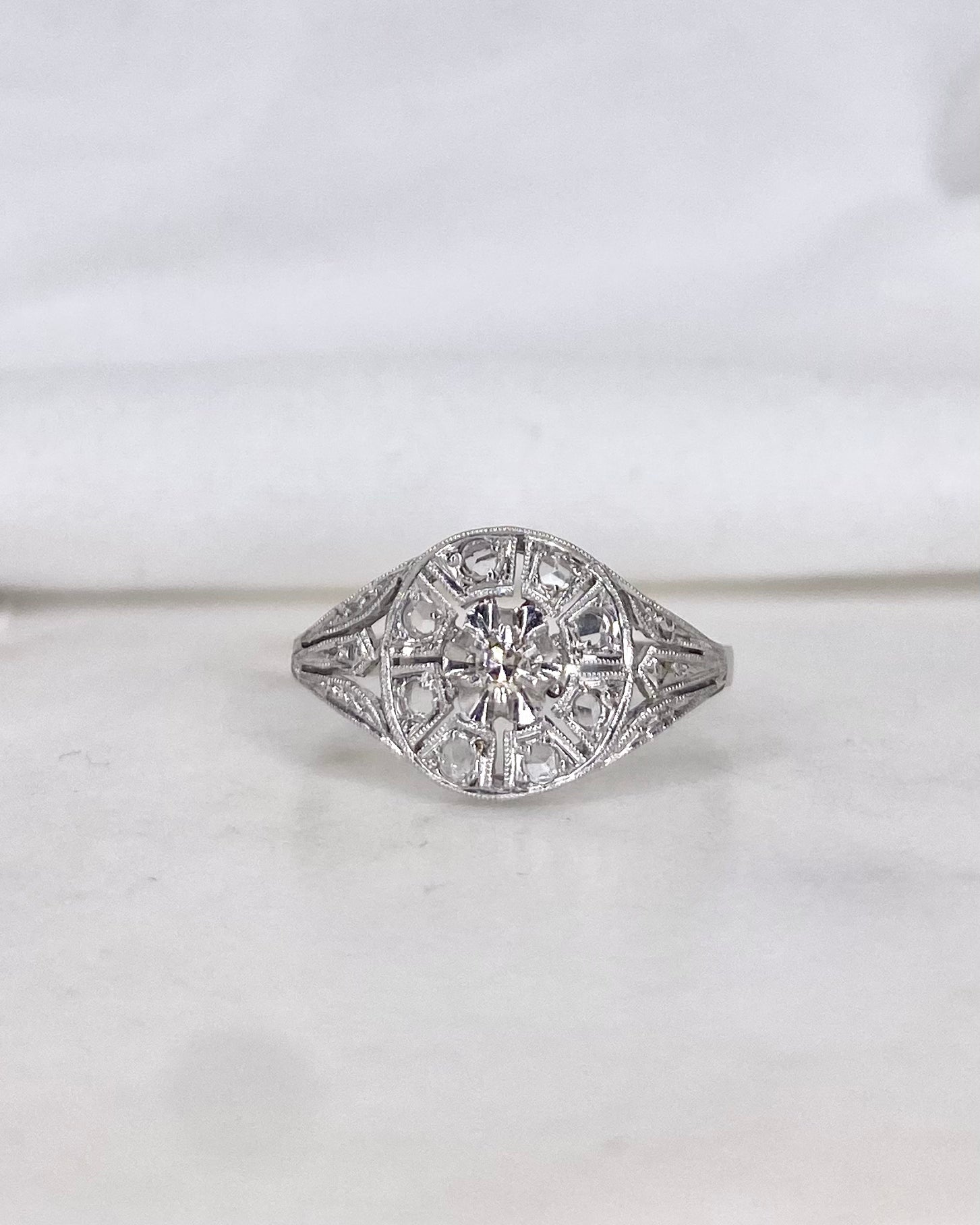Bague Art-Déco Diamants "Célestine"