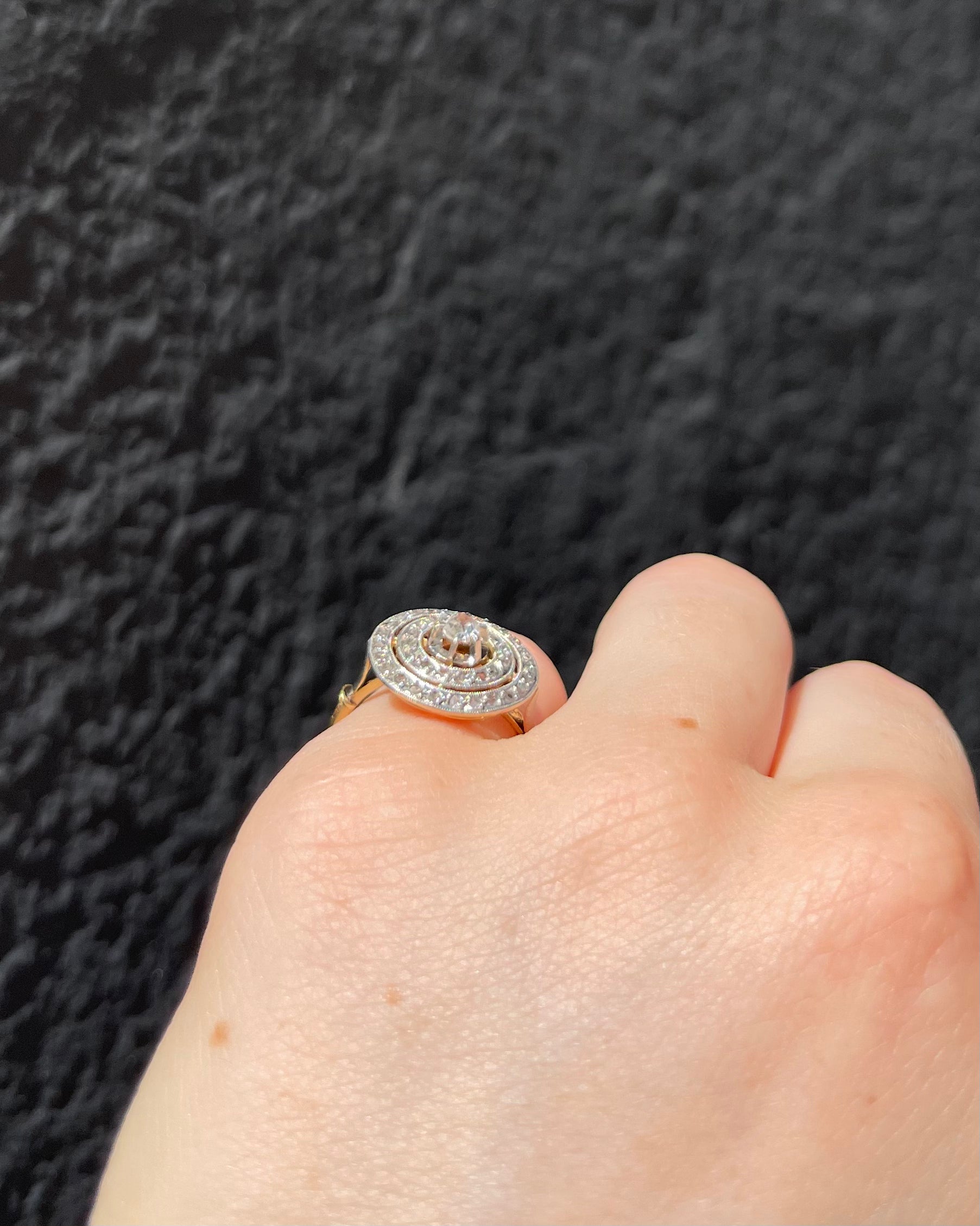 Bague Art -déco 41 Diamants &quot;Raylee&quot;