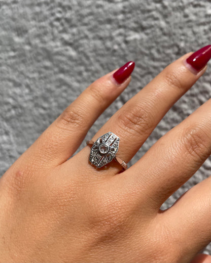 Bague Vintage Art-Déco Diamants &quot;Paola&quot;