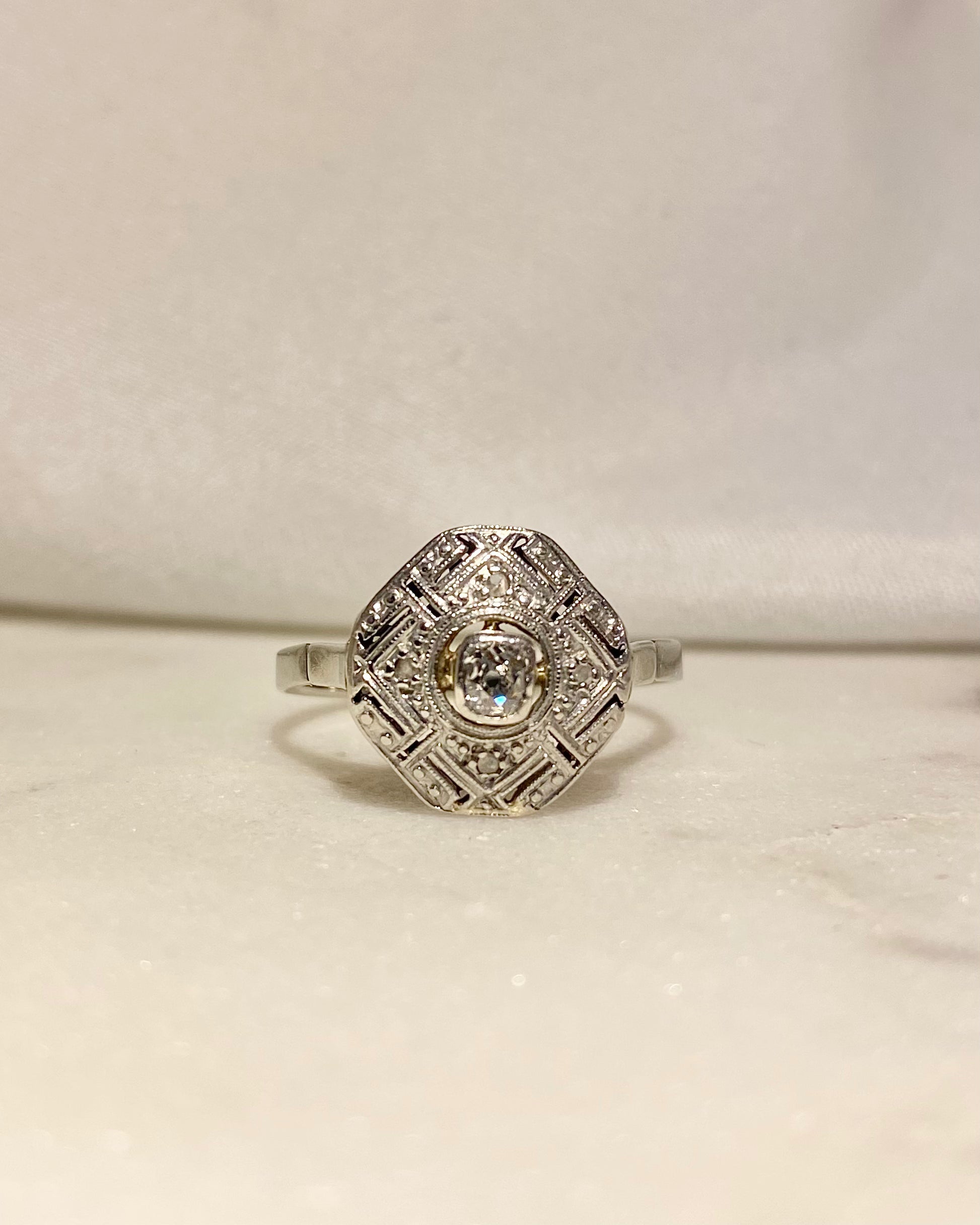 Bague Art-déco Diamants &quot;Salina&quot;