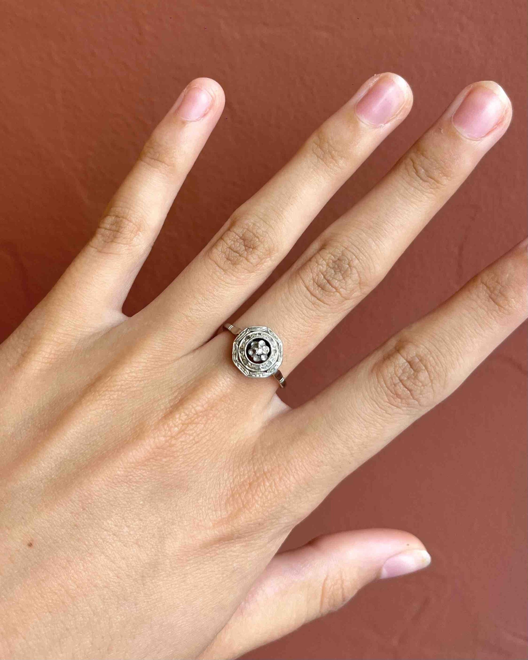Bague Art-déco Diamants "Barbara"