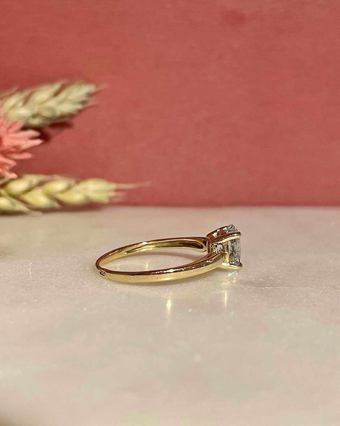 Bague Solitaire Aigue-Marine 0.65 carat "Regan"