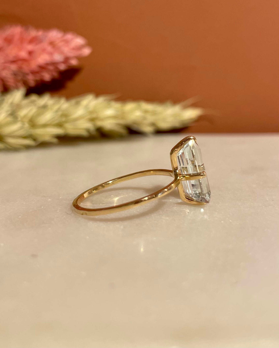 Bague Cocktail Aigue-Marine 2 Carats &quot;Mira&quot;