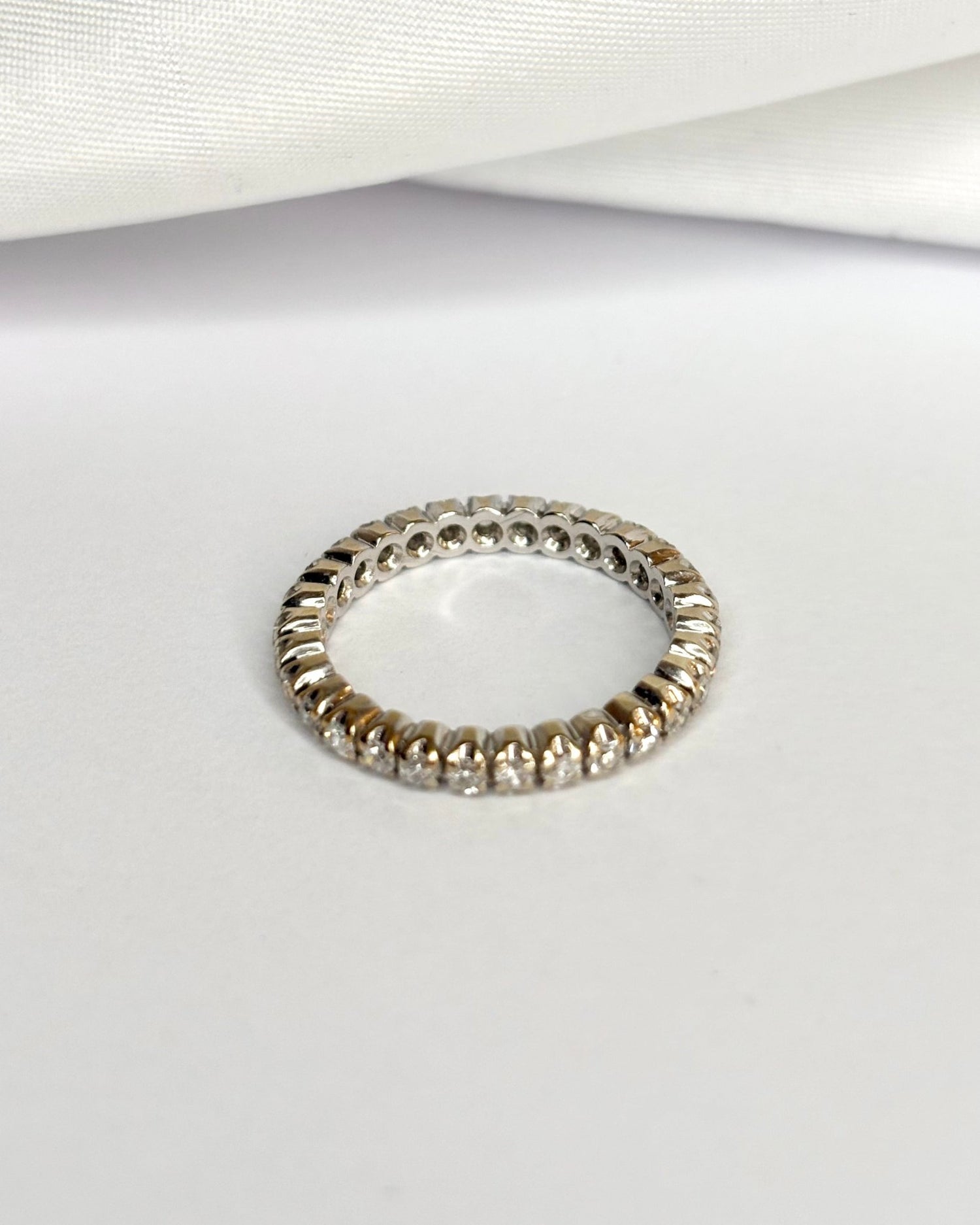 Bague Alliance Américaine Diamants 0.30 carat "Pia" - Elliade Paris