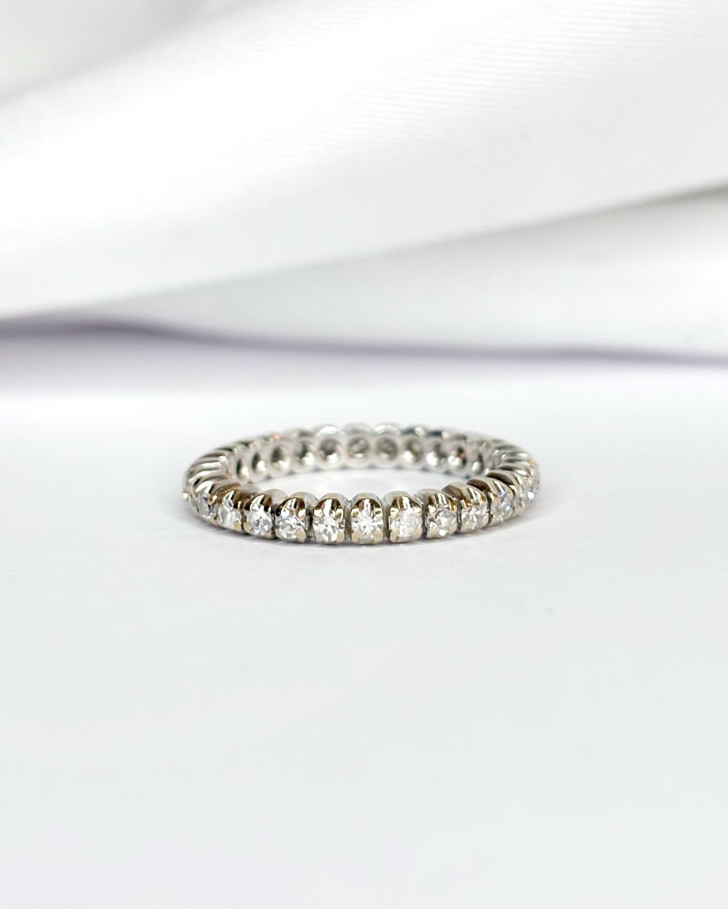 Bague Alliance Américaine Diamants 0.30 carat "Pia" - Elliade Paris