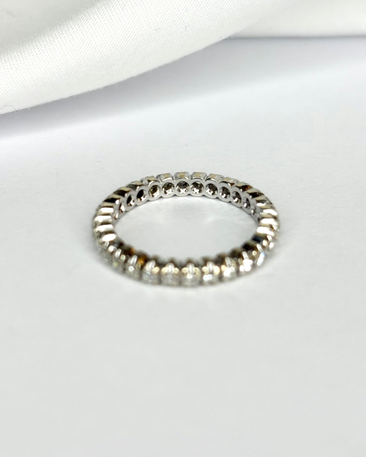 Bague Alliance Américaine Diamants 0.30 carat "Pia" - Elliade Paris