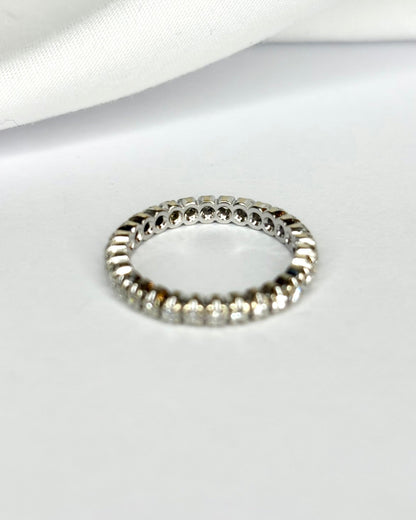 Bague Alliance Américaine Diamants 0.30 carat "Pia" - Elliade Paris