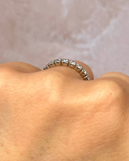Bague Alliance Américaine Diamants 1.32 carat "Raphaella" - Elliade Paris