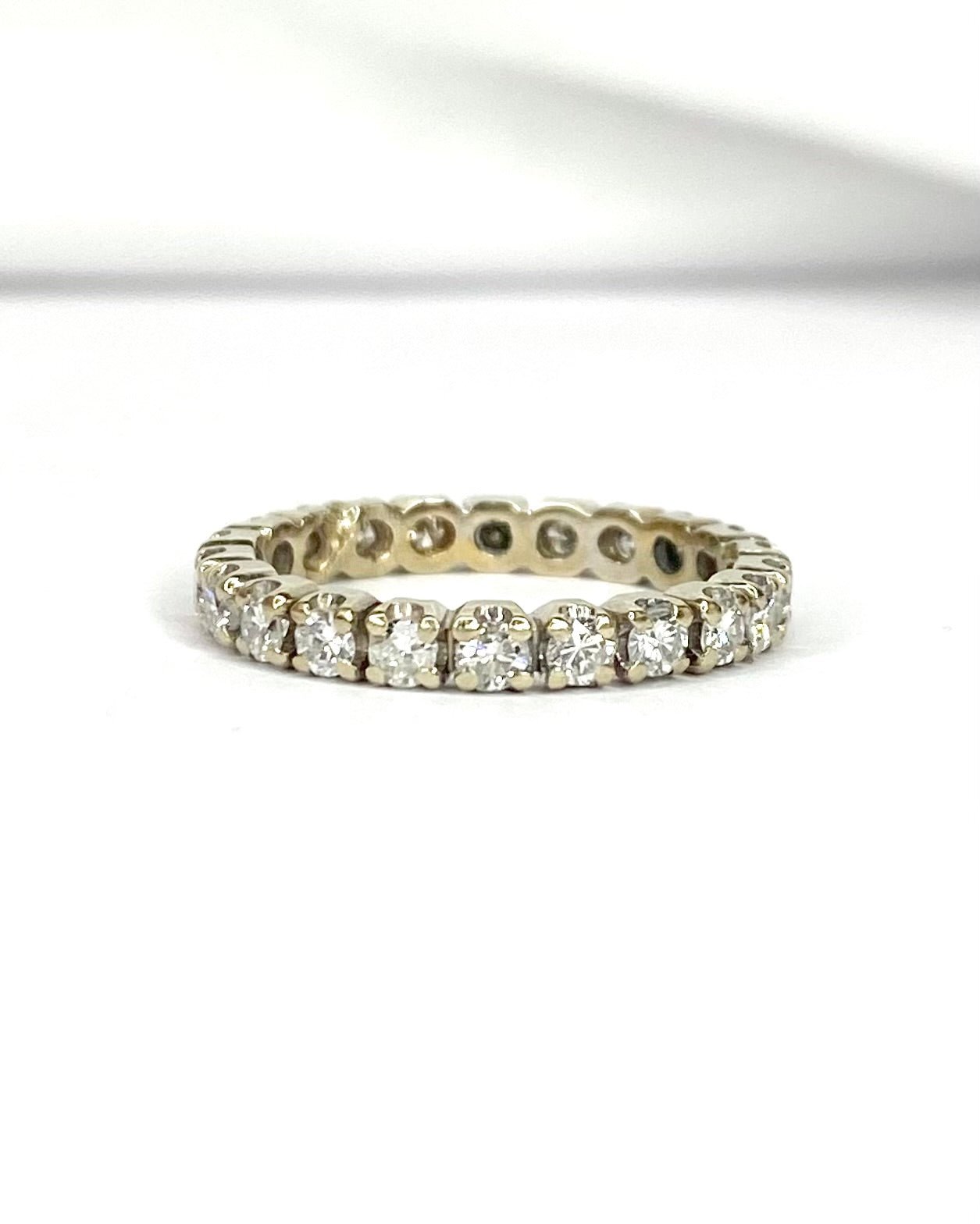 Bague Alliance Américaine Diamants 1.32 carat "Raphaella" - Elliade Paris