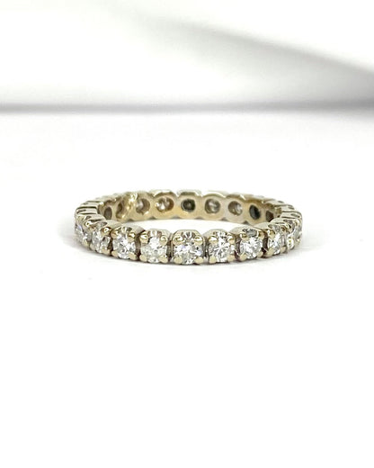 Bague Alliance Américaine Diamants 1.32 carat "Raphaella" - Elliade Paris