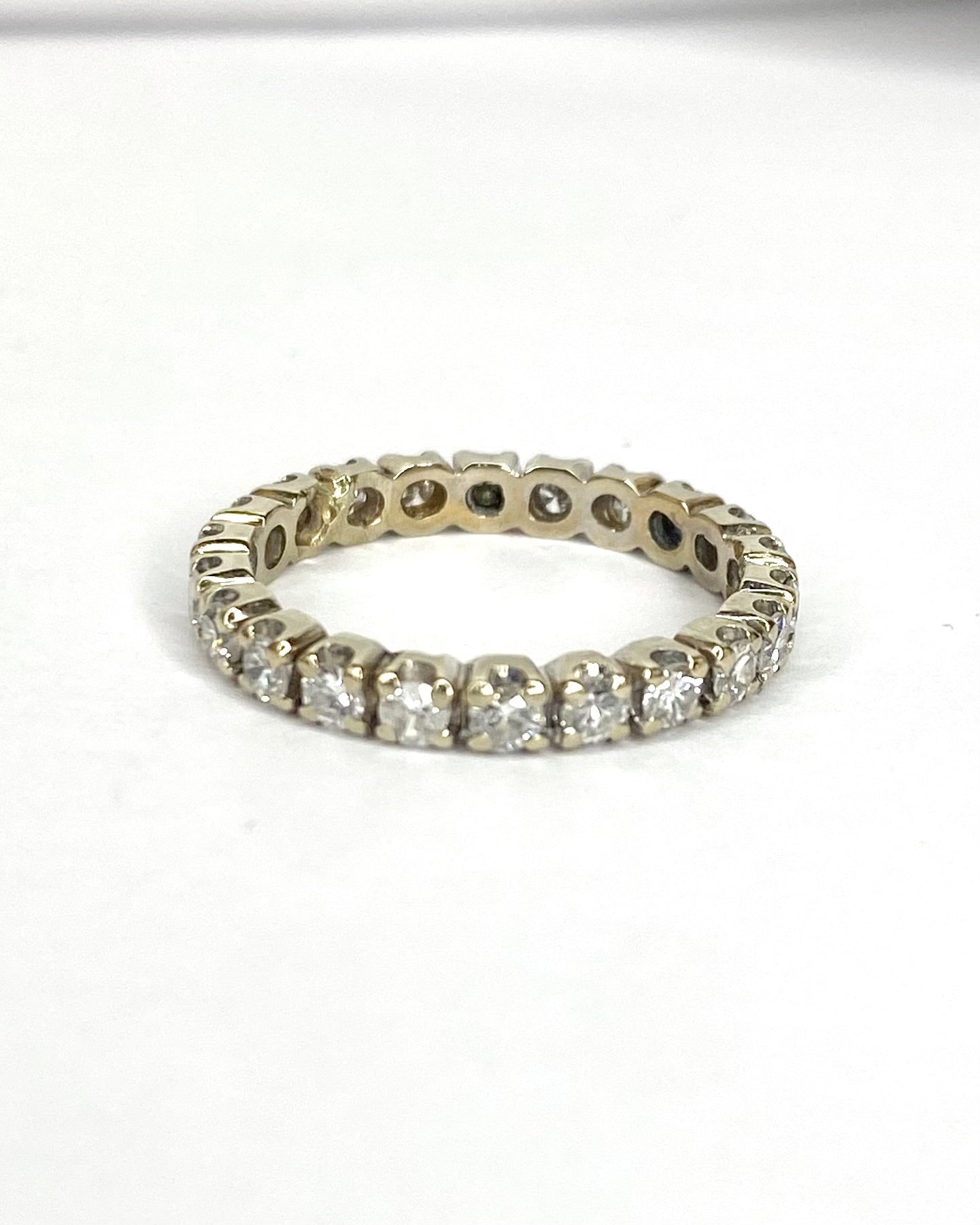 Bague Alliance Américaine Diamants 1.32 carat "Raphaella" - Elliade Paris