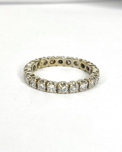 Bague Alliance Américaine Diamants 1.32 carat "Raphaella" - Elliade Paris