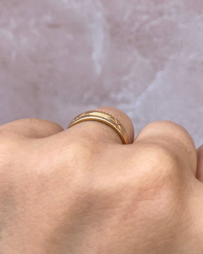Bague Alliance Jonc Or Jaune 18 cts 5mm "Tobias" - Elliade Paris