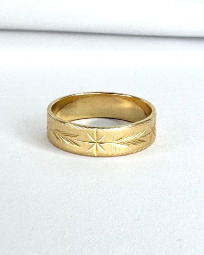Bague Alliance Jonc Or Jaune 18 cts 5mm "Tobias" - Elliade Paris
