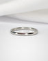Bague Alliance Or Gris 18 carats 2 mm "Karl" - Elliade Paris