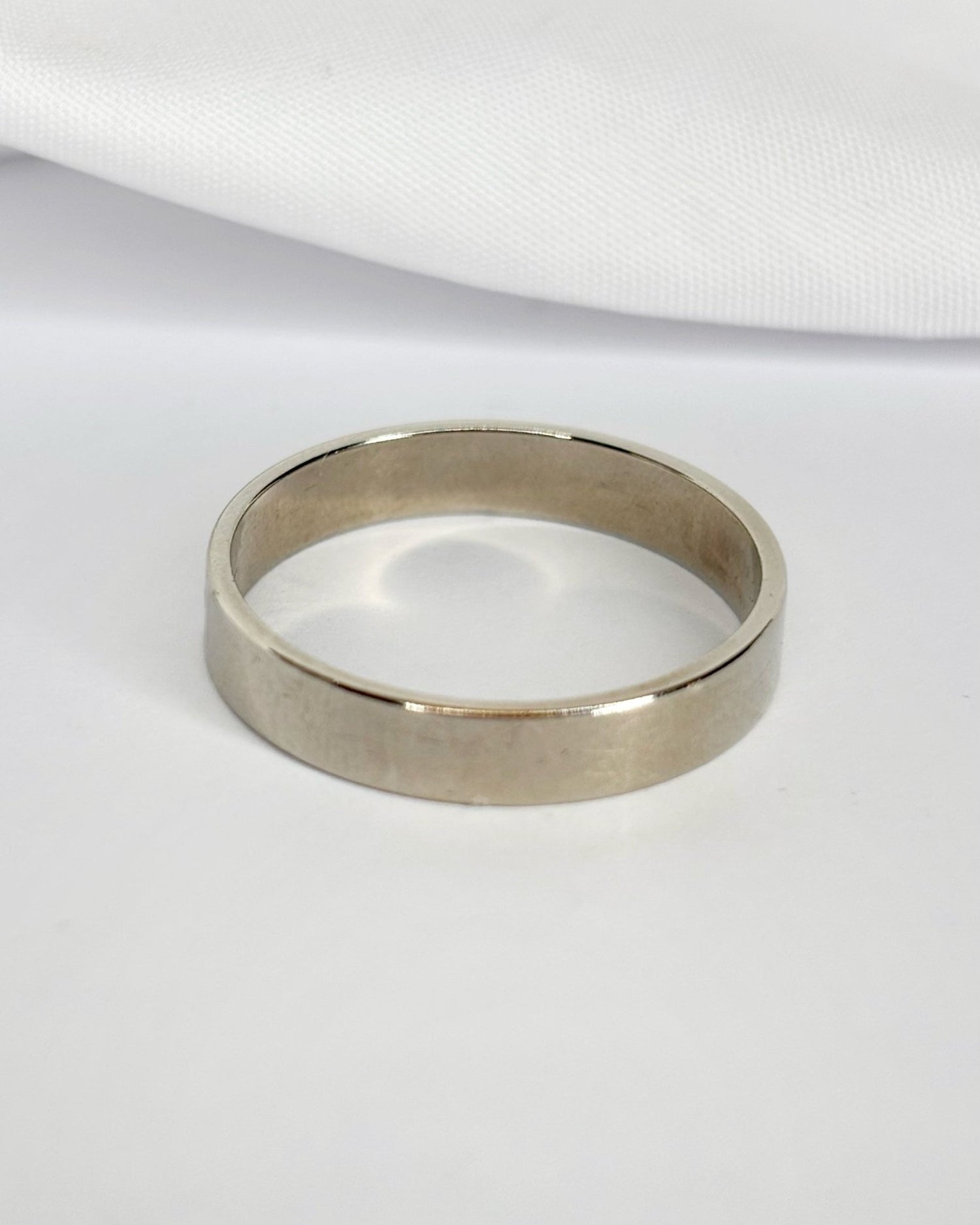 Bague Alliance Or Gris 18 carats "John" - Elliade Paris