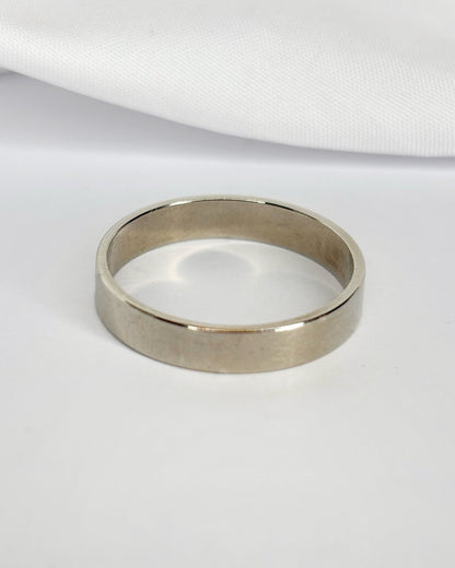 Bague Alliance Or Gris 18 carats "John" - Elliade Paris