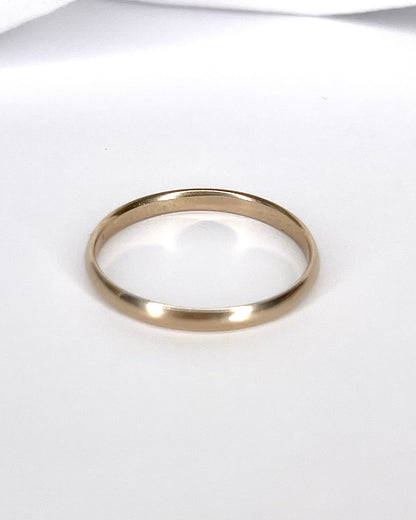 Bague Alliance Or Gris 2.3 mm "Fanny" - Elliade Paris