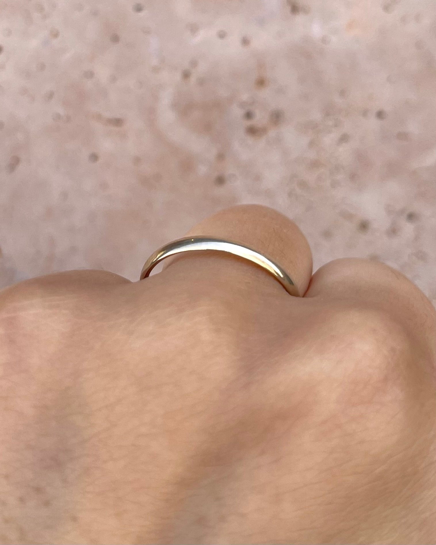 Bague Alliance Or Gris 2.3 mm "Fanny" - Elliade Paris