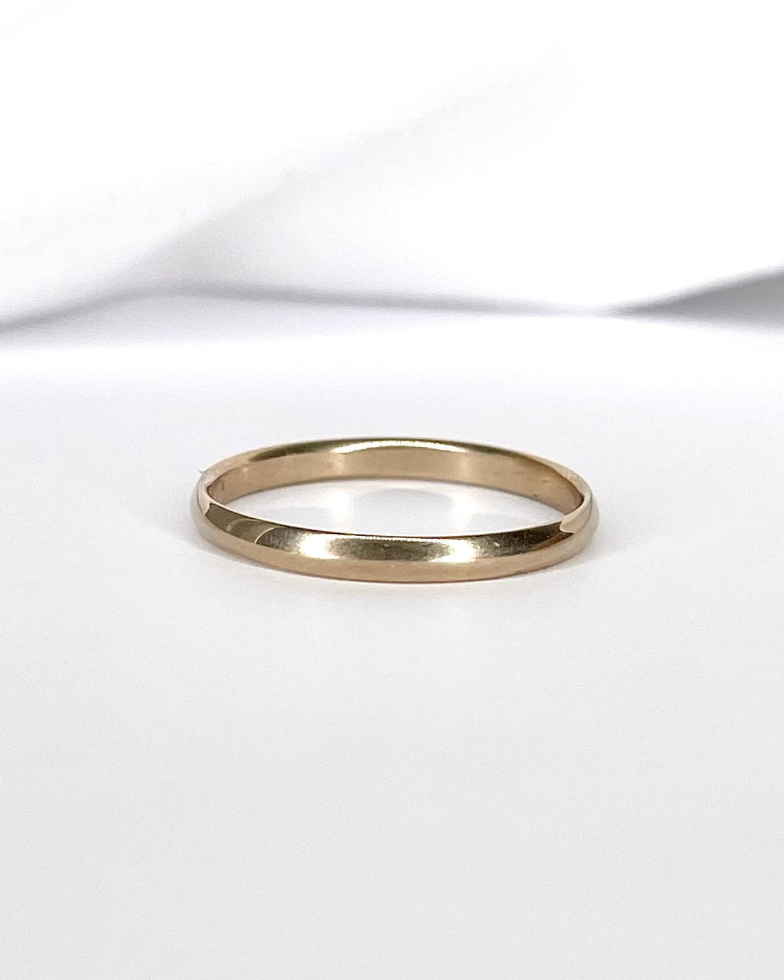 Bague Alliance Or Gris 2.3 mm "Fanny" - Elliade Paris