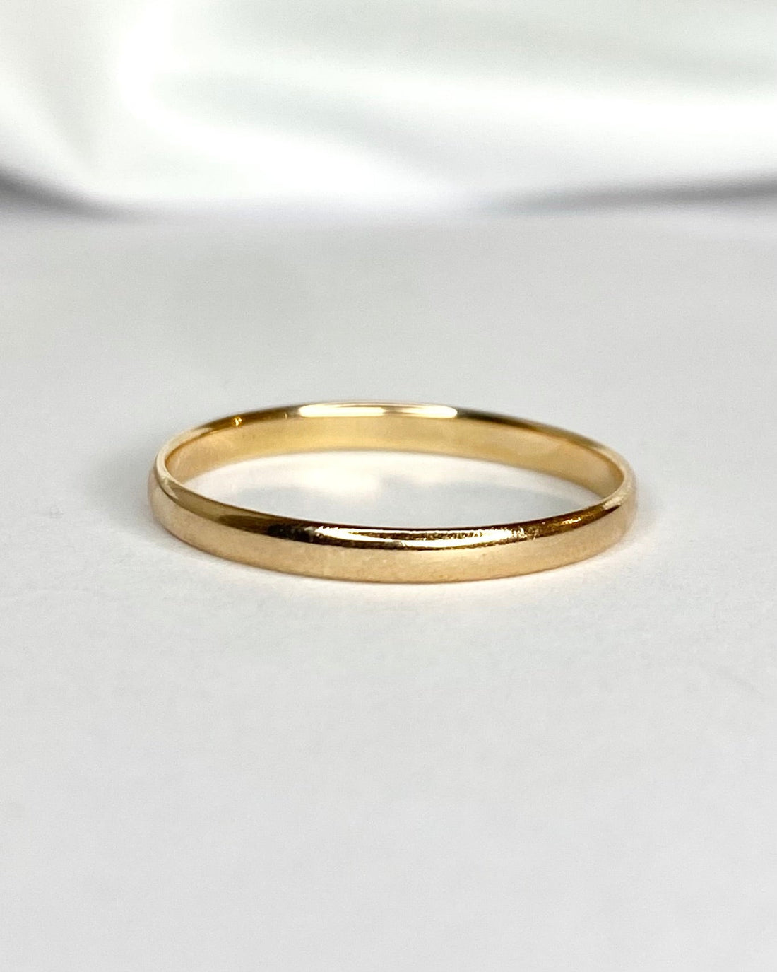 Bague Alliance Or Jaune 18 carats 2 mm "Zorah" - Elliade Paris