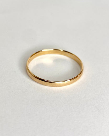 Bague Alliance Or Jaune 18 carats 2 mm "Zorah" - Elliade Paris