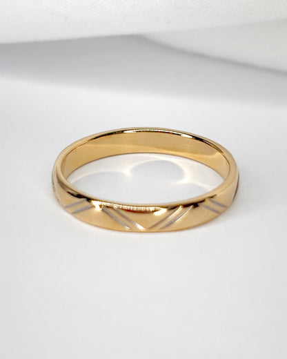 Bague Alliance Or Jaune 18 carats 2.8 mm "Marie" - Elliade Paris