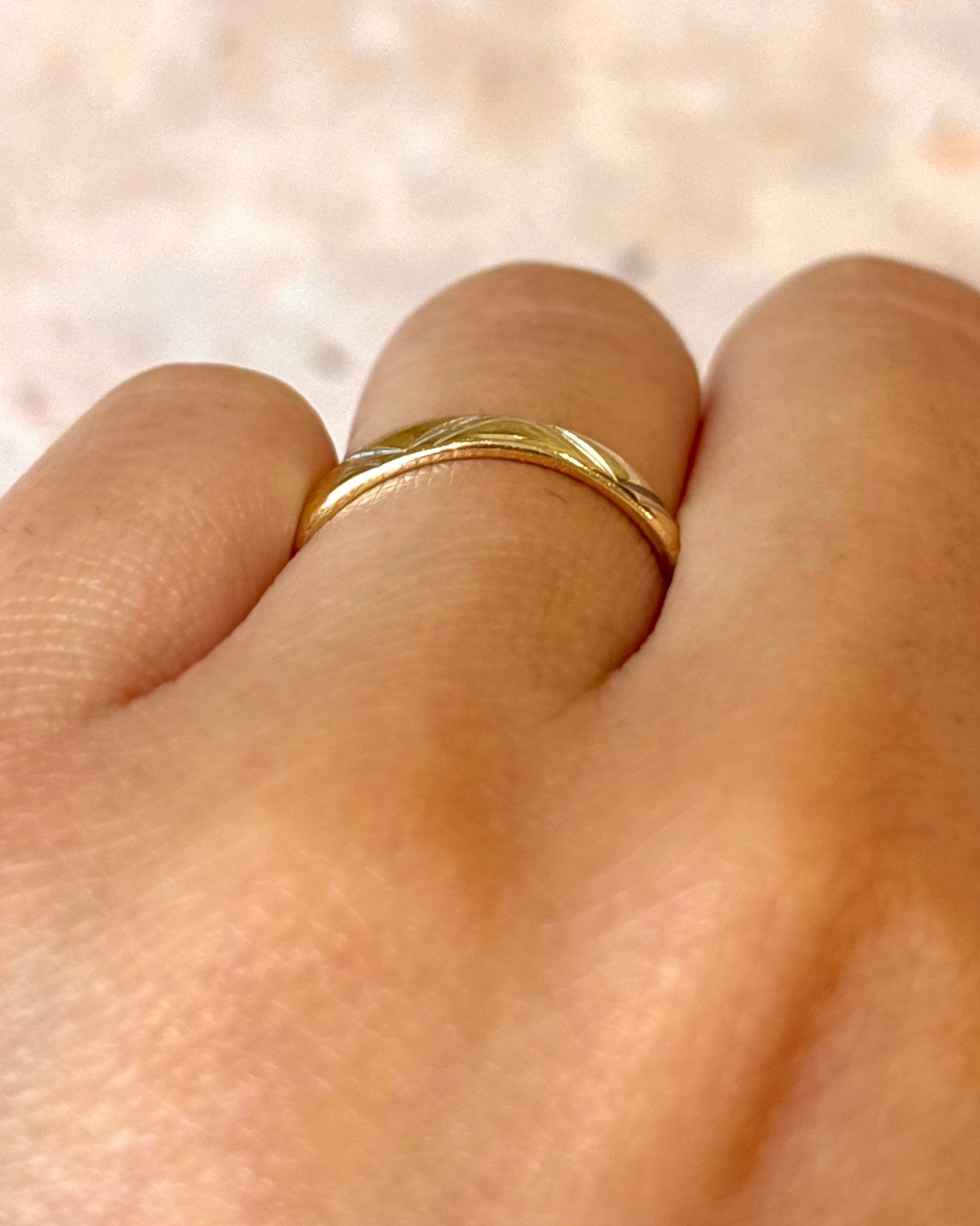 Bague Alliance Or Jaune 18 carats 2.8 mm "Marie" - Elliade Paris