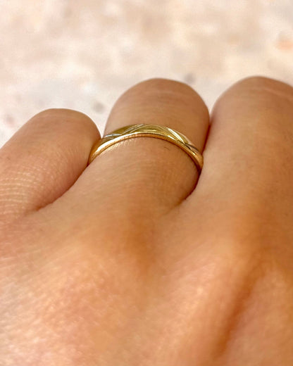 Bague Alliance Or Jaune 18 carats 2.8 mm "Marie" - Elliade Paris