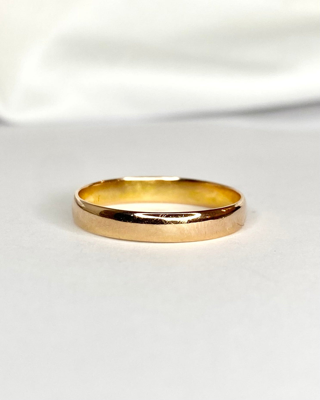 Bague Alliance Or Jaune 18 carats 3 mm "Dima" - Elliade Paris