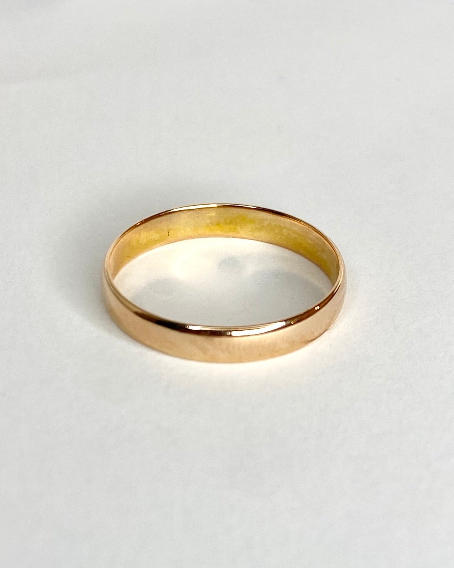 Bague Alliance Or Jaune 18 carats 3 mm "Dima" - Elliade Paris
