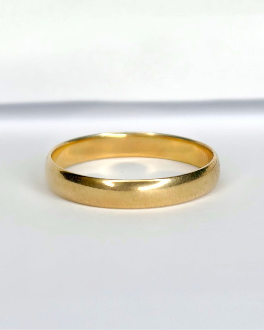 Bague Alliance Or Jaune 18 carats 3 mm "Romy" - Elliade Paris