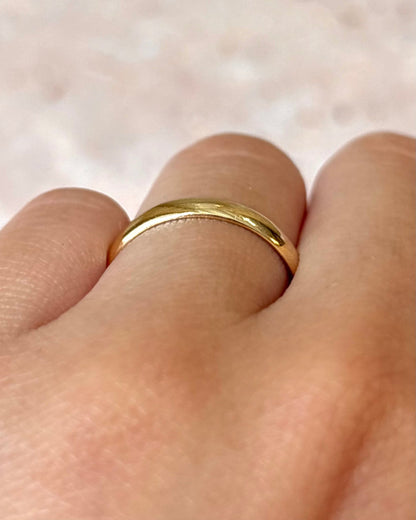 Bague Alliance Or Jaune 18 carats 3.1 mm "Charlise" - Elliade Paris
