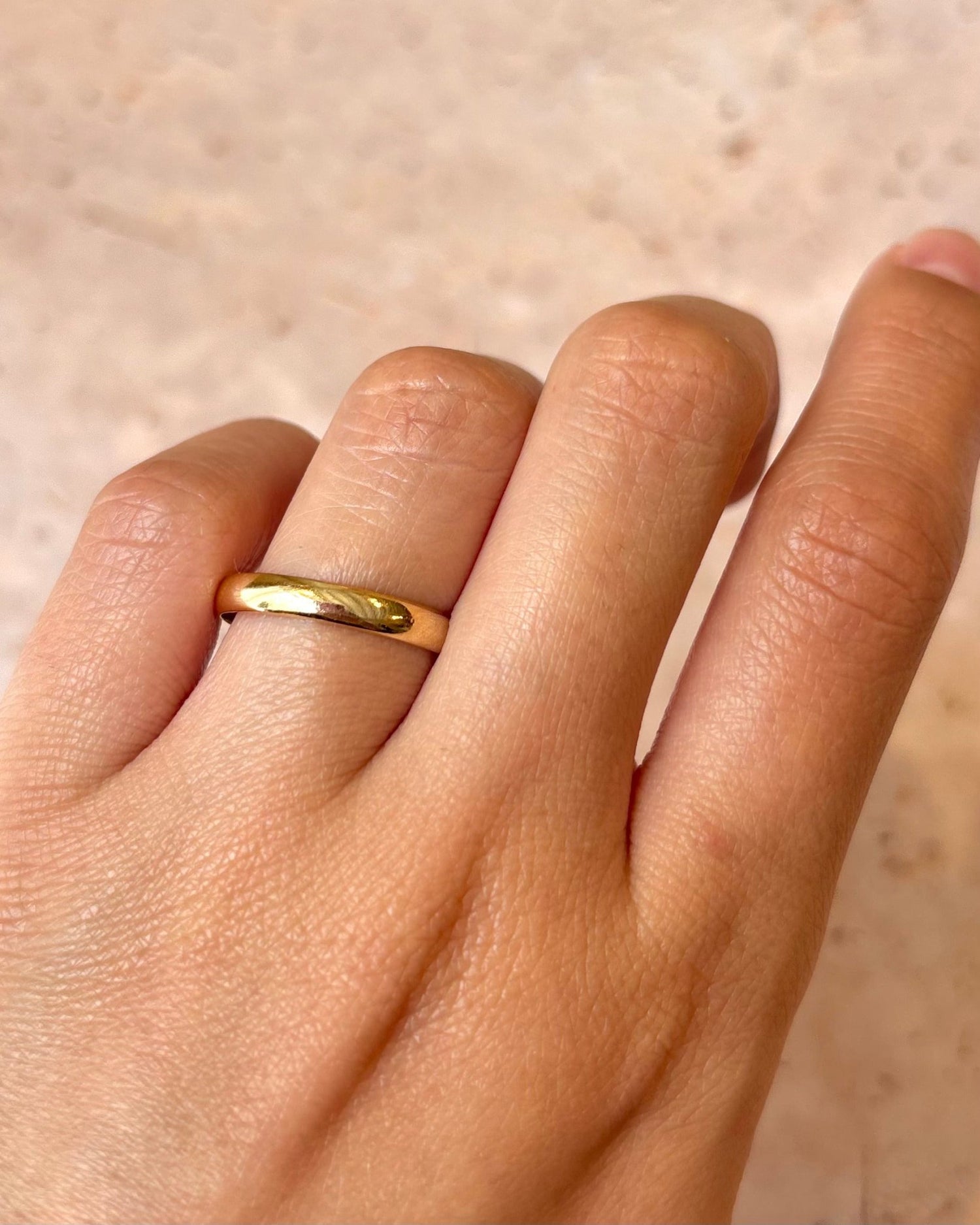 Bague Alliance Or Jaune 18 carats 3.1 mm "Charlise" - Elliade Paris