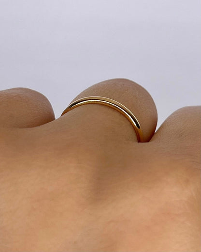 Bague Alliance Or Jaune 18 carats "Lucille" - Elliade Paris