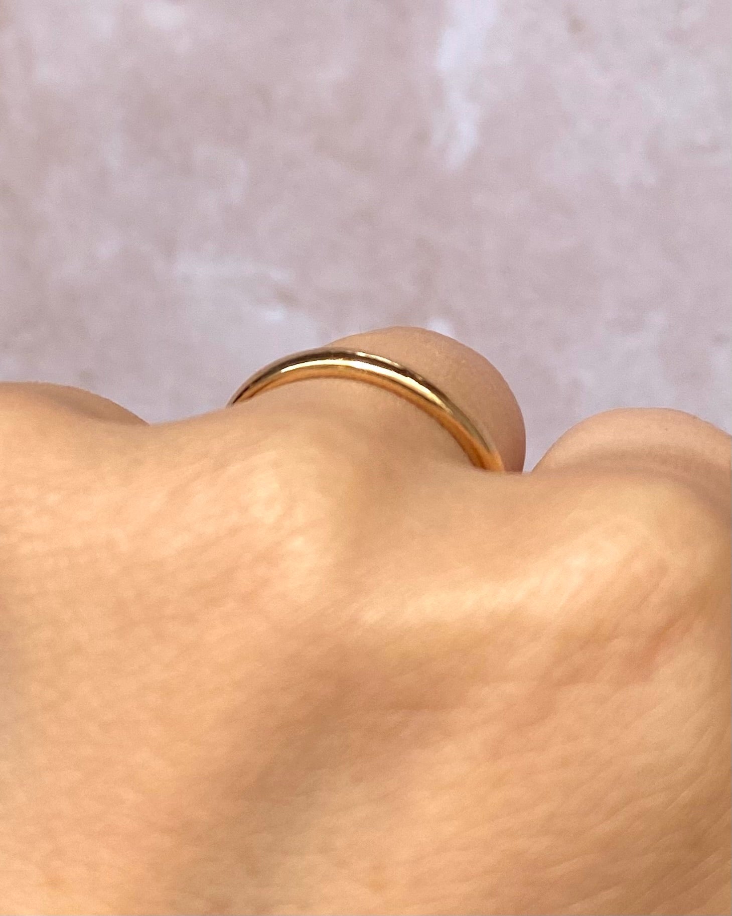 Bague Alliance Or Jaune 18 carats "Noélie" - Elliade Paris