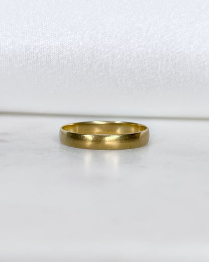 Bague Alliance Or Jaune &quot;Claudine&quot; - Elliade Paris