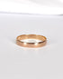 Bague Alliance Or Jaune Cuivré 18 carats 3mm "Tony" - Elliade Paris