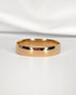 Bague Alliance Or Jaune cuivré 18 carats 4 mm "Lara" - Elliade Paris