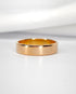 Bague Alliance Or Jaune Cuivré 18 carats 5mm "Antoine" - Elliade Paris