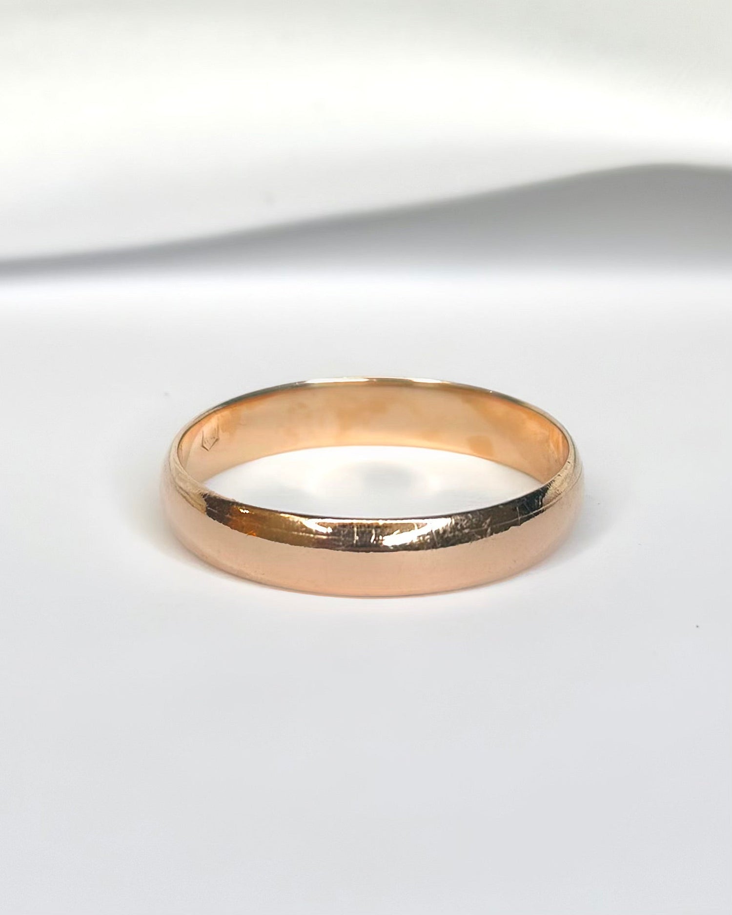 Bague Alliance Or Rose 18 carats 3.5 mm "Rahma" - Elliade Paris