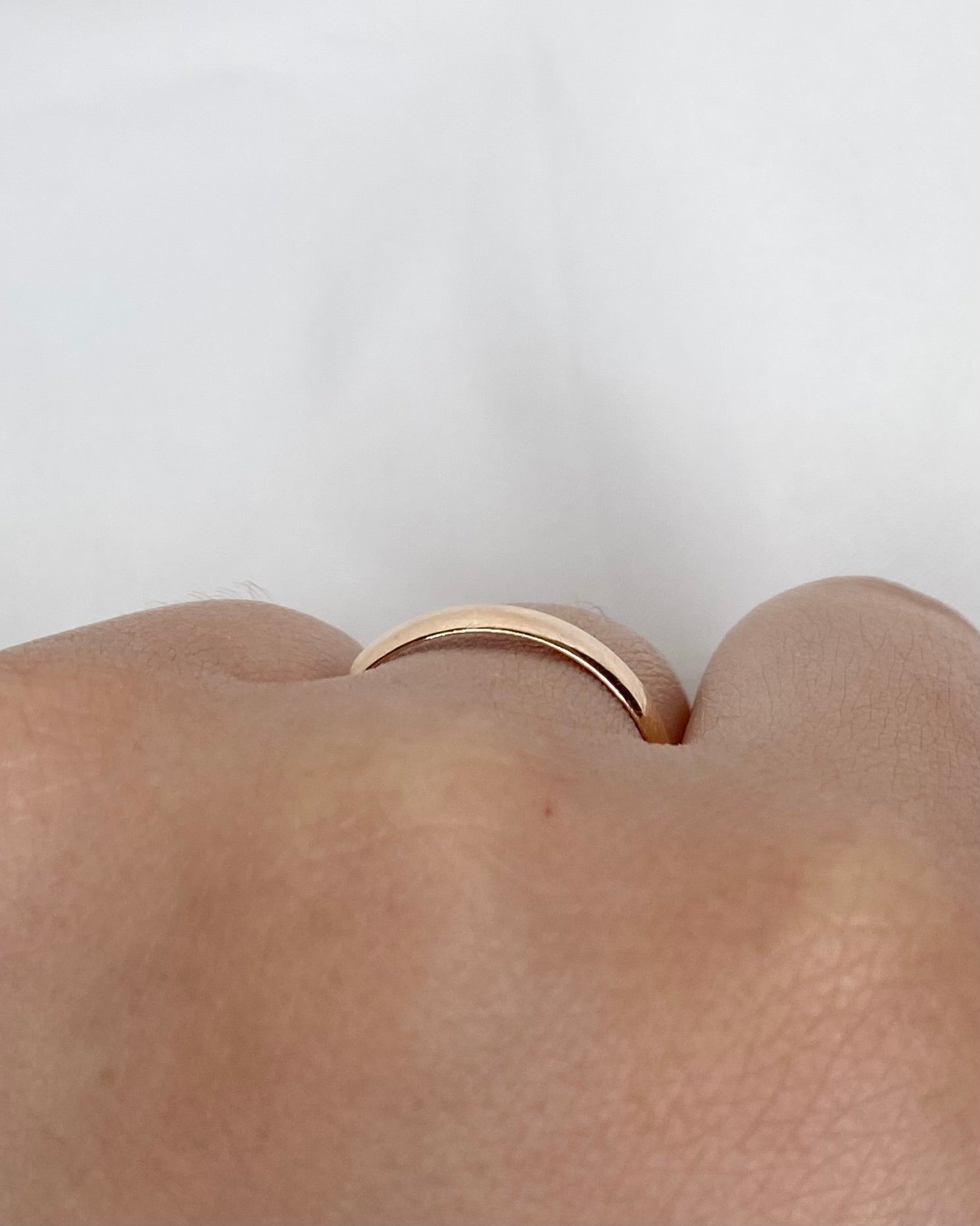 Bague Alliance Or Rose 18 carats "Rahma" - Elliade Paris