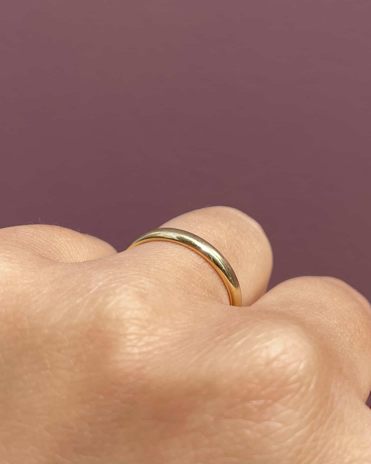 Alliance Or Jaune 18 carats &quot;Molly&quot;