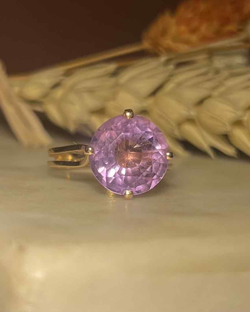 Bague Améthyste 2 carats "Rosie" - Elliade Paris