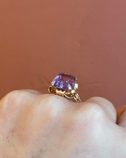 7.90 Carat Amethyst Cocktail Ring &quot;Arthémis&quot;