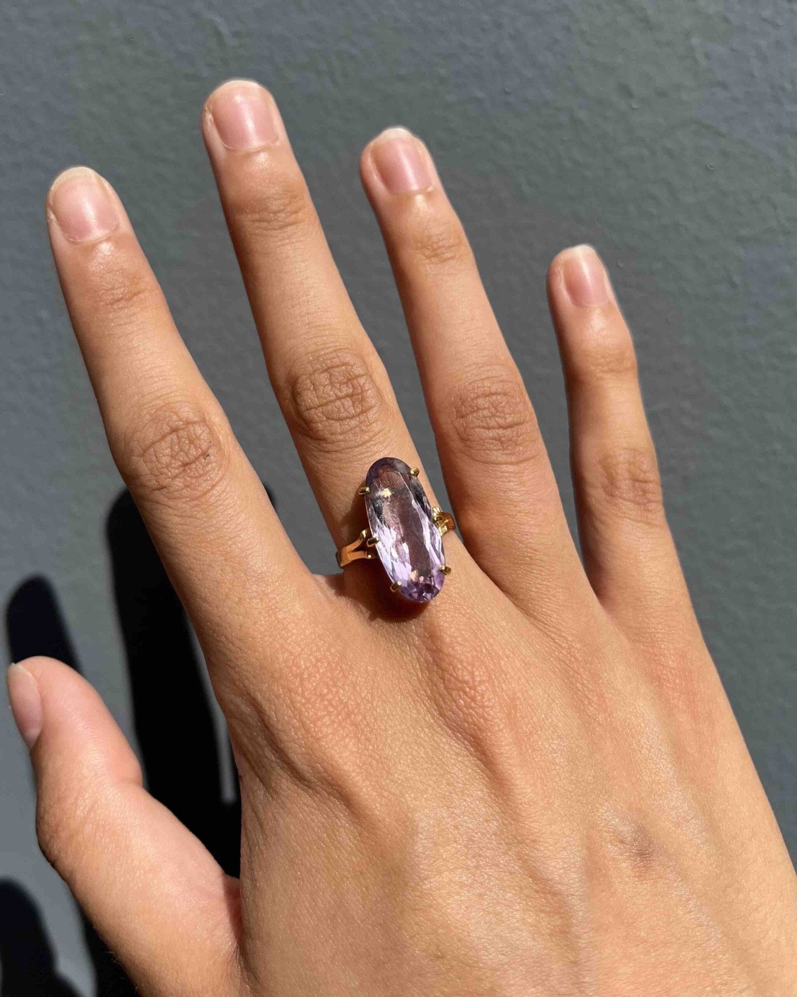 Bague Améthyste vintage "Britt" - Elliade Paris
