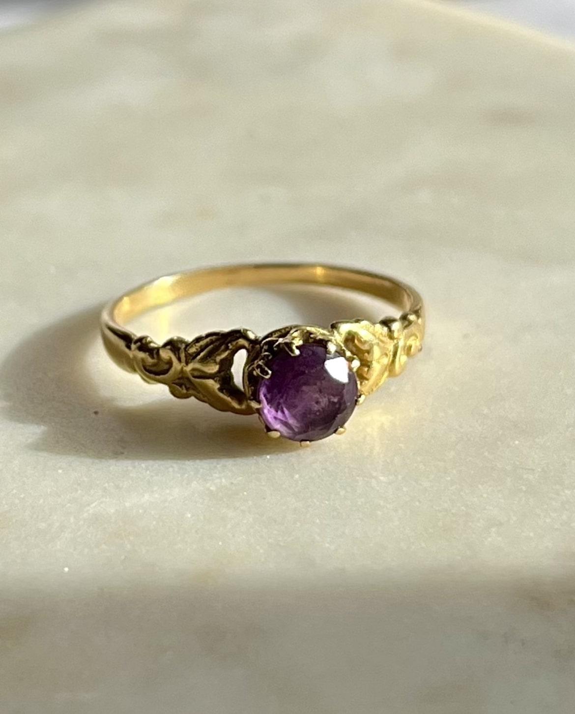 Bague Améthyste vintage "Rhéane" - Elliade Paris